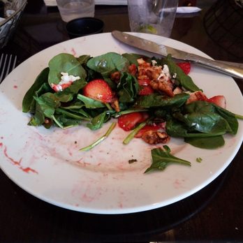 The Clubhouse - Spinach chicken salad with raspberry vinegrette - Bars Near Me - Bellmore, New York