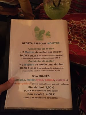Menu photo 5 La Kasbah Valencia, V