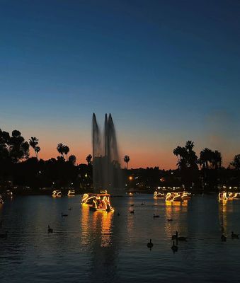 Echo Park Swan Boats by Wheel Fun Rentals by null