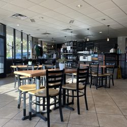 Front entrance main dining area where I was seated there's lounging sofas