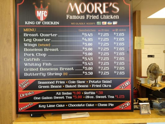 Moore's Spicy Fried Chicken by null