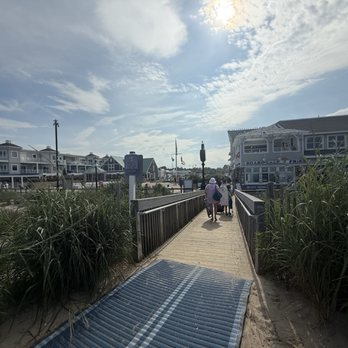 Bethany Beach - One of the pathways from the beach to the  boardwalk - Beaches Near Me - Bethany Beach, Delaware