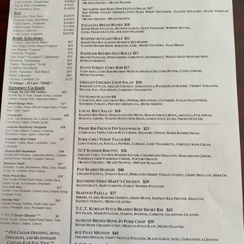 The Chef's Table - Menu - New American Near Me - Rocklin, California The Chef's Table - Menu - New American Near Me - Rocklin, California