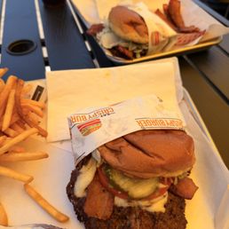 Get the combo with double patties! Get the combo with double patties!