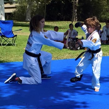 ATA Irvine - Mr. Mitchell braking his board for testing!! - Martial Arts Near Me - Irvine, California