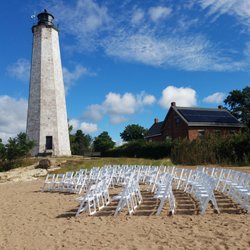 WT Rental and Services - New Haven Lighthouse Point Park Wedding Ceremony