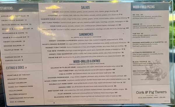 Menu photo 1 Cork & Pig Tavern Irving, TX Menu photo 1 Cork & Pig Tavern Irving, TX