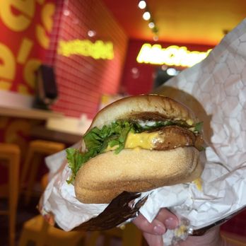 Mr Charlie’s - Not a Chicken Sandwich with cheese - Vegetarian Near Me - San Diego, California Mr Charlie’s - Not a Chicken Sandwich with cheese - Vegetarian Near Me - San Diego, California