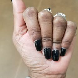 Regal Nails, Salon & Spa - Extreme cut down & BLACK LICORICE after heartbreaking breakage