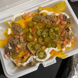 Macho nacho steak grande Macho nacho steak grande