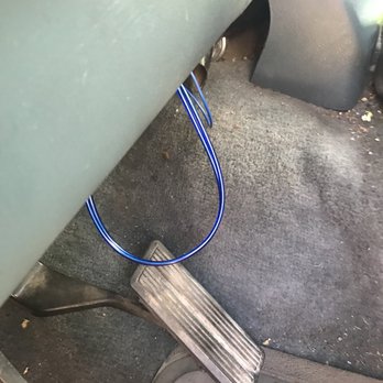 Audio Vision - That's my gas pedal, I'm pretty sure this is a safety hazard they left for me. - Car Stereo Installation Near Me - Montclair, California Audio Vision - That's my gas pedal, I'm pretty sure this is a safety hazard they left for me. - Car Stereo Installation Near Me - Montclair, California