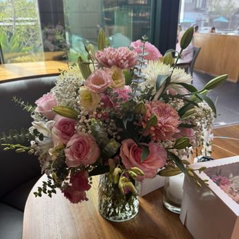 Bamby's Flowers - Custom Bouquet in Vase - Florists Near Me - Carlsbad, California