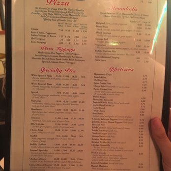 Bella-Villa - a menu for a pizza restaurant - Pizza Near Me - Smyrna, Delaware