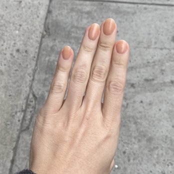 Eva Nail Salon - Nude color nails. SNS. Powder dip. In park slop Brooklyn - Nail Salons Near Me - Brooklyn, New York