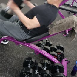 One of the bullying "lunkheads" who loaded up his bench with 5 sets of dumbells, clearly against regulations, but with complete impunity.