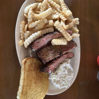 Shorty's BBQ - The rib combo with fries, toast, and slaw. - Southern Near Me - Miami, Florida Shorty's BBQ - The rib combo with fries, toast, and slaw. - Southern Near Me - Miami, Florida