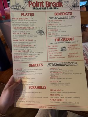 Menu photo 1 Point Break San Diego, CA