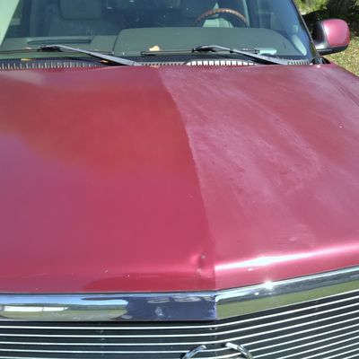 car wax - This car was washed and waxed