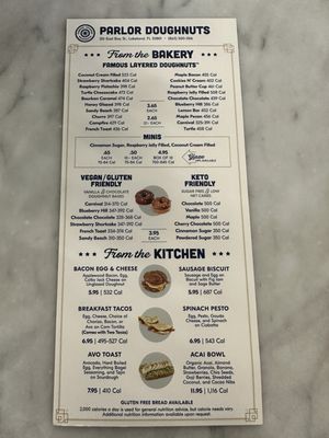 Menu photo 1 Parlor Doughnuts Lakeland, FL Menu photo 1 Parlor Doughnuts Lakeland, FL