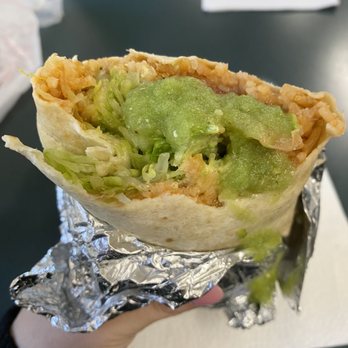 Taco Bar El Guero - Veggie Burrito - Mexican Near Me - Gaithersburg, Maryland