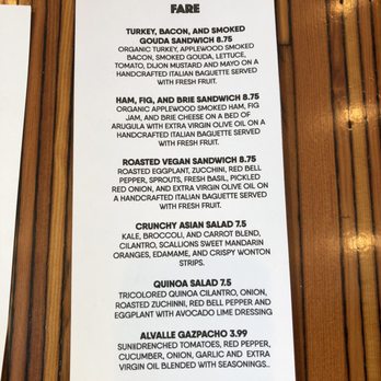 Alibi Coffee - Menu as of July 31, 2018 - Coffee & Tea Near Me - Los Angeles, California Alibi Coffee - Menu as of July 31, 2018 - Coffee & Tea Near Me - Los Angeles, California