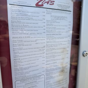 Zia's - Menu - Italian Near Me - Toledo, Ohio Zia's - Menu - Italian Near Me - Toledo, Ohio