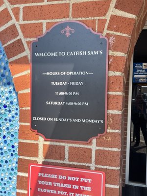 Menu photo 4 Catfish Sam's Arlington, TX