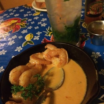 Mama Roomba - Skillet Shrimp and Mojito ! Love - Caribbean Near Me - Bakersfield, California