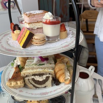 Robinsons Tea Room - 3 tier tea service for 2 - Desserts Near Me - Stony Brook, New York