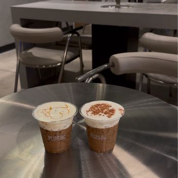 Plus 84 - kettle corn latte & plus84 macchiato - Coffee & Tea Near Me - Seattle, Washington