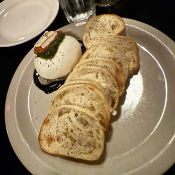 Edibles Restaurant & Bar - Baguette with burrata cheese !!! So good - New American Near Me - Rochester, New York Edibles Restaurant & Bar - Baguette with burrata cheese !!! So good - New American Near Me - Rochester, New York