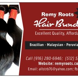Remy Roots Hair - Remy roots Business card