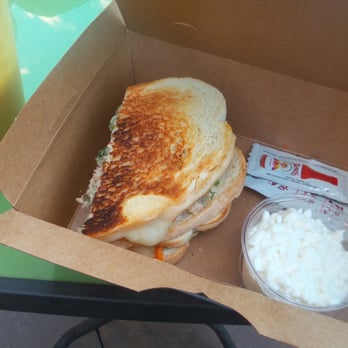 Tuna Melt With My Tiny Side Of Cottage Cheese Yelp