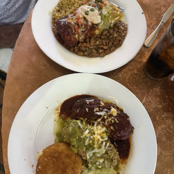 The Original Blue Adobe Grille - Chili Spooning Rellenos and Stuffed Chimichanga! - Mexican Near Me - Mesa, Arizona