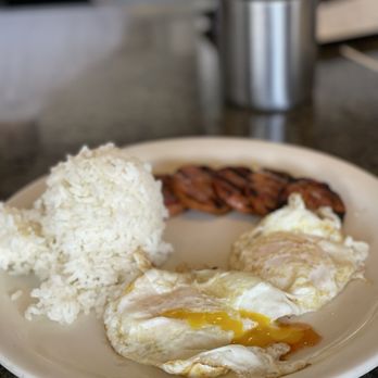 Liliha Bakery - Portuguese sausage, rice, and eggs - Bakeries Near Me - Honolulu, Hawaii