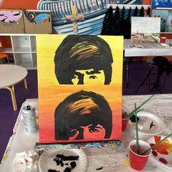 Paint Monkey - Beatles Painting