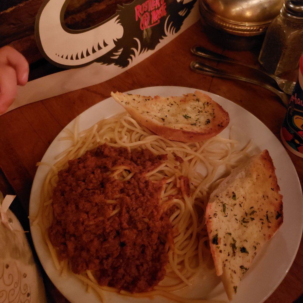Rustler's Rooste - Kids menu, spaghetti. - Steakhouses Near Me - Phoenix, Arizona