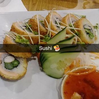 Ru Sans - Sushi with smoked salmon, shrimp, and asparagus - Sushi Bars Near Me - Atlanta, Georgia Ru Sans - Sushi with smoked salmon, shrimp, and asparagus - Sushi Bars Near Me - Atlanta, Georgia