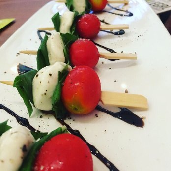 The Temple Kitchen + Bar - Caprese Bites - Tapas/Small Plates Near Me - Hilo, Hawaii The Temple Kitchen + Bar - Caprese Bites - Tapas/Small Plates Near Me - Hilo, Hawaii