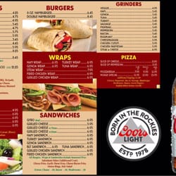 Elmer's Place & Great Oak's Restaurant - Menu Fall 2015