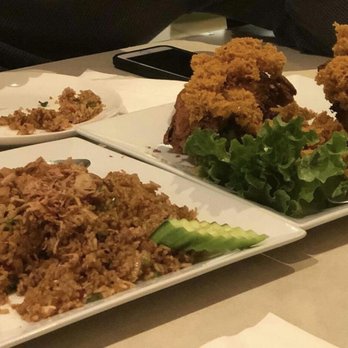 Wayang - Crunchy toppings on whole fries chicken and salted fish fried rice! - Indonesian Near Me - Alhambra, California