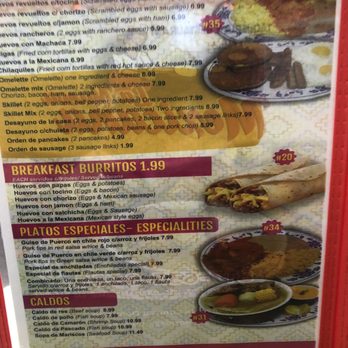 Taqueria LA Nueva Mexicana - Menu - Mexican Near Me - Arlington, Texas