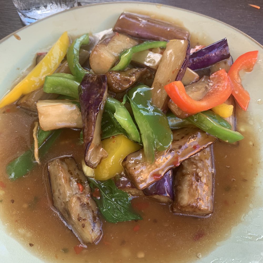 Lemongrass - Spicy eggplant (came with white rice) - Thai Near Me - Annapolis, Maryland Lemongrass - Spicy eggplant (came with white rice) - Thai Near Me - Annapolis, Maryland