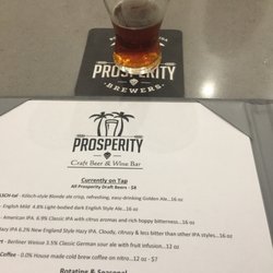 Prosperity Craft Beer & Wine Bar - Barleywine taster