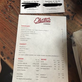 Electric Cinema - Menu and tickets - Cinema Near Me - London, XGL Electric Cinema - Menu and tickets - Cinema Near Me - London, XGL