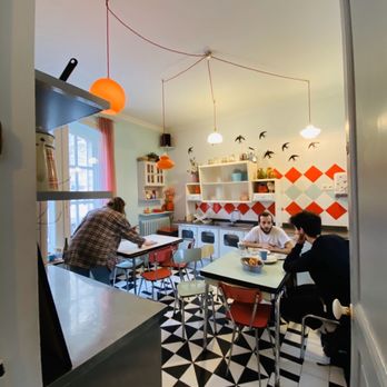 Le Pavillon des Canaux - Kitchen Upstairs - Bars Near Me - Paris, 75