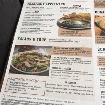 Cheddar's Scratch Kitchen - Menu - Comfort Food Near Me - Erie, Pennsylvania Cheddar's Scratch Kitchen - Menu - Comfort Food Near Me - Erie, Pennsylvania