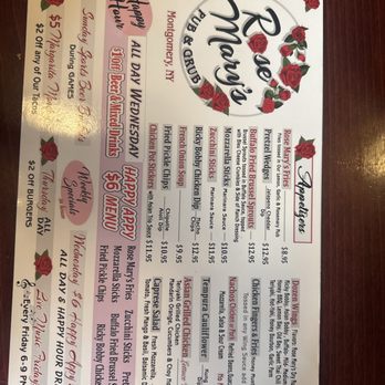 RoseMary's Pub & Grub - Chicken Wings Near Me - Montgomery, New York RoseMary's Pub & Grub - Chicken Wings Near Me - Montgomery, New York