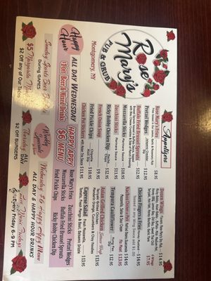 Menu photo 2 RoseMary's Pub & Grub Montgomery, NY Menu photo 2 RoseMary's Pub & Grub Montgomery, NY