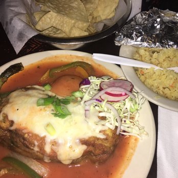 Parrilla Los Picos - Poblano Relleno de Papa and Queso Platter - Mexican Near Me - Mesa, Arizona Parrilla Los Picos - Poblano Relleno de Papa and Queso Platter - Mexican Near Me - Mesa, Arizona